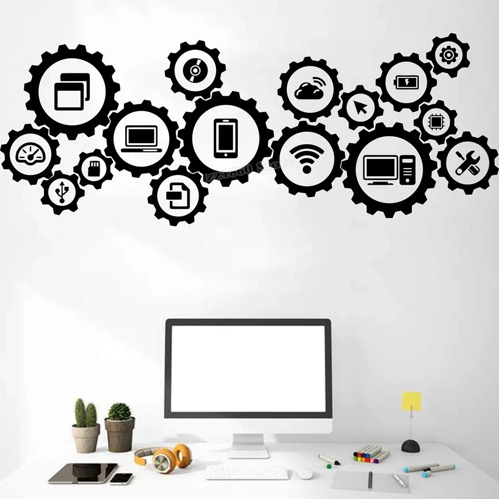 Information Technology Officer - Stiker Dinding Teknologi Decal Dinding Vinil