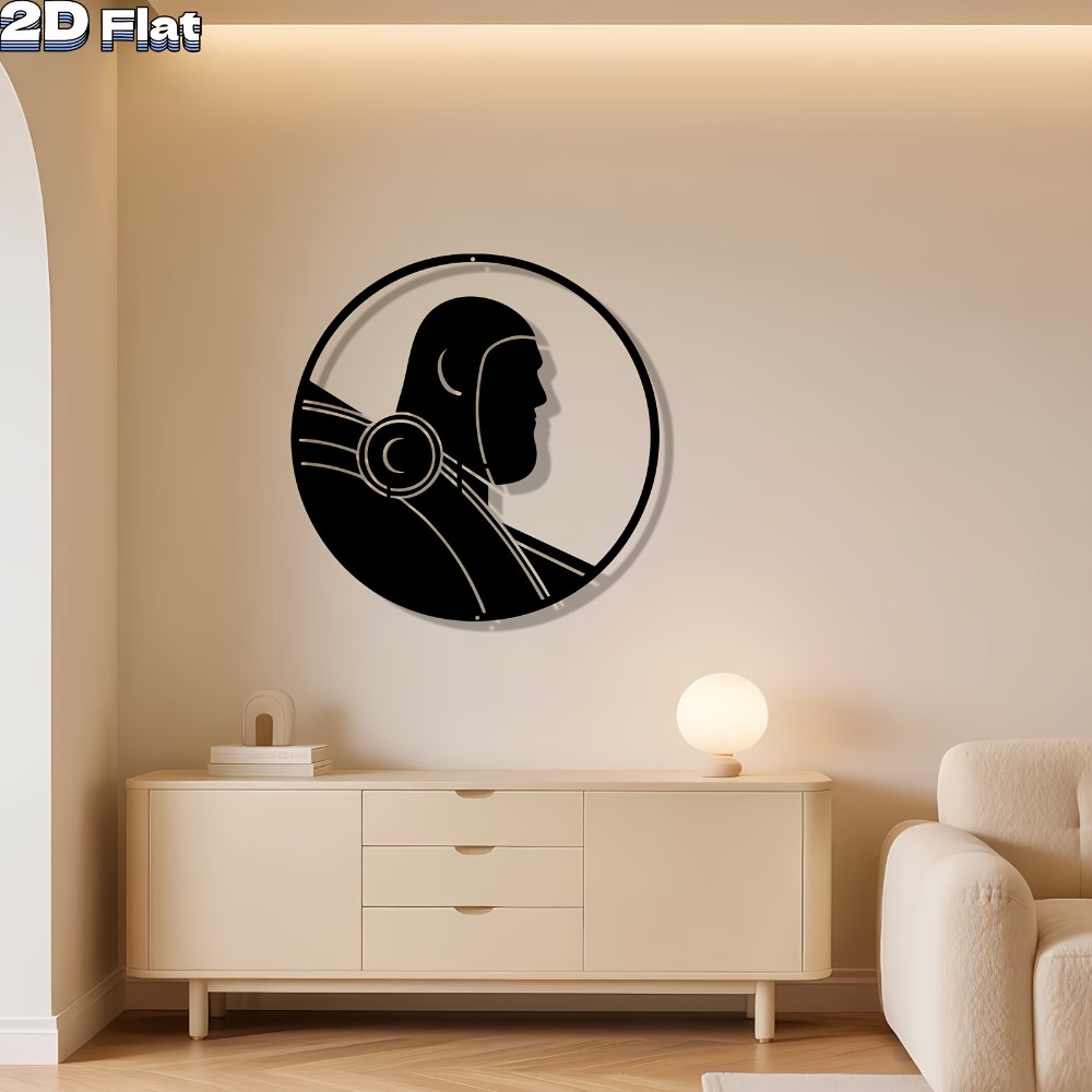 1pc Seni Dinding Plat Aluminiu - Tech Office Wall ulasan dan harga