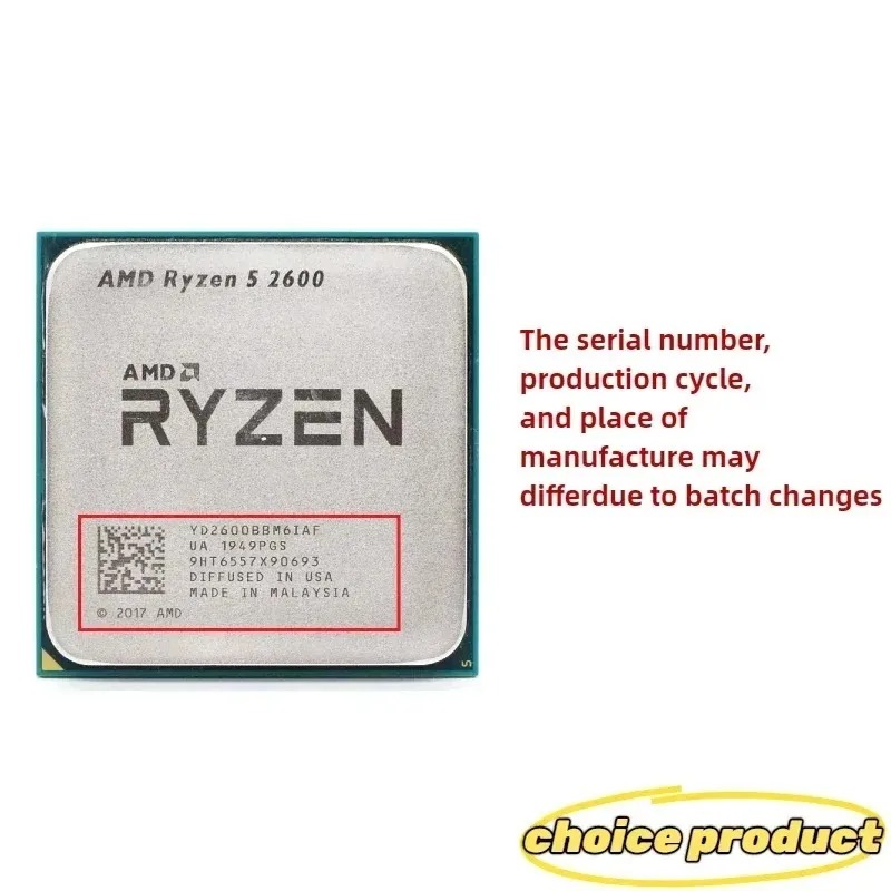 AMD Ryzen 5 2600 Chip CPU Desk - Amd Cpu Ryzen 5 ulasan dan harga