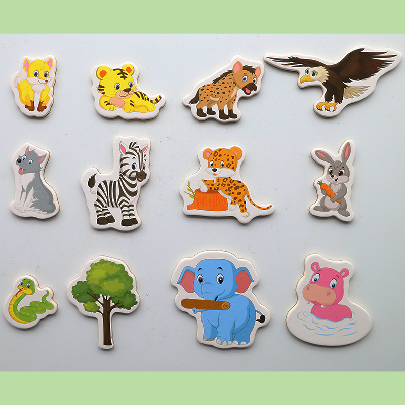 12/36 Buah Magnet Kulkas Hewan - Office Hi Tech ulasan dan harga