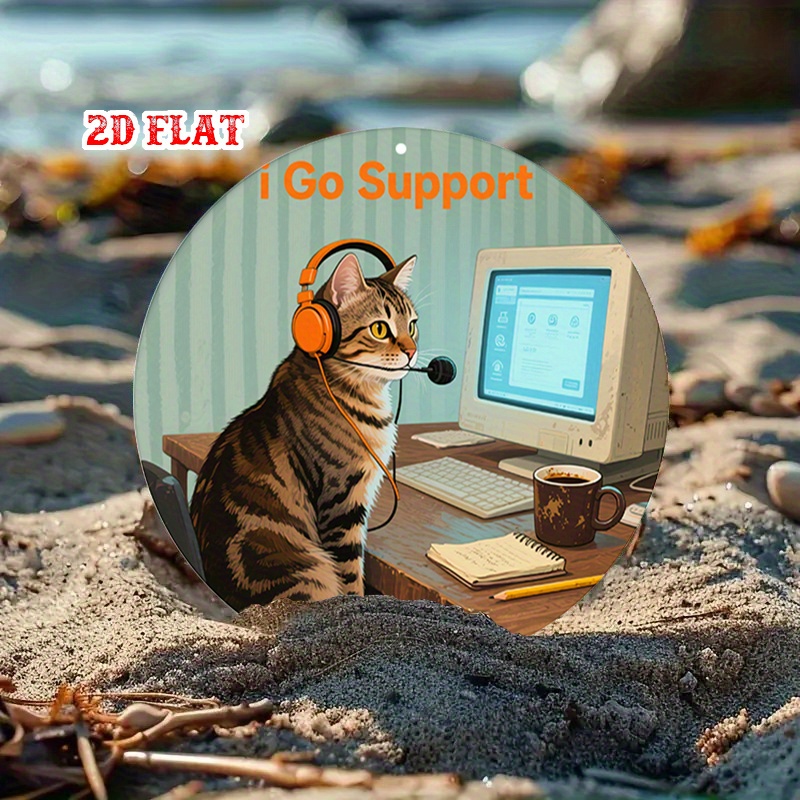 CIFBUY 2D Flat Funny Tech Supp - Tech Office Wall ulasan dan harga