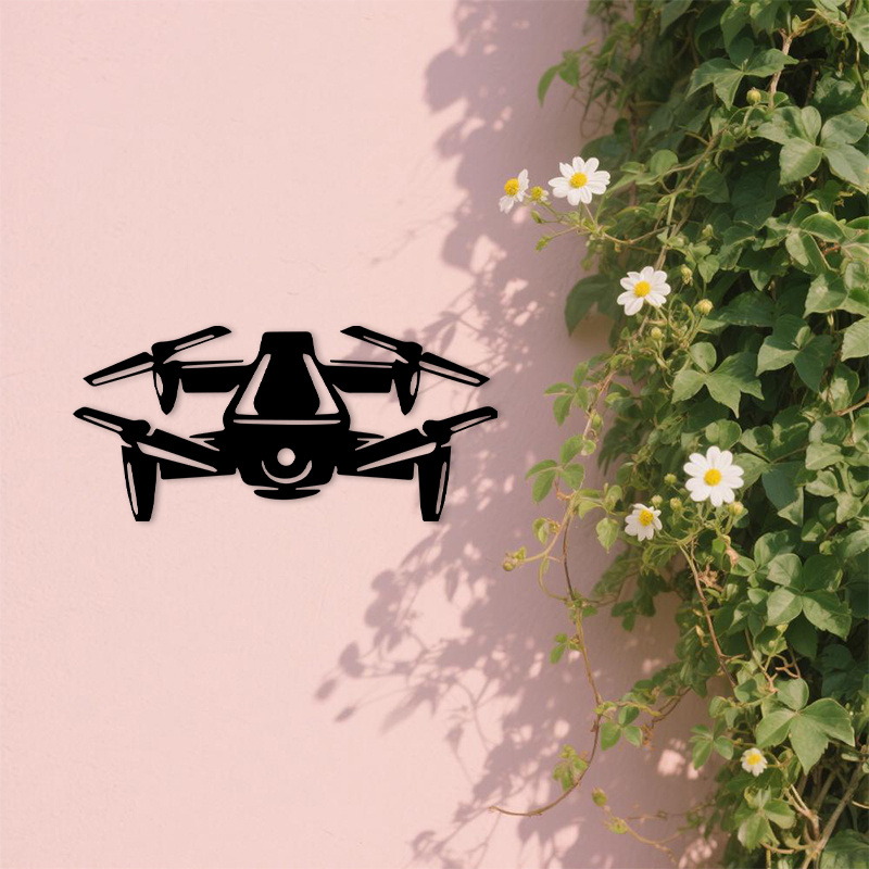 Seni Dinding Logam Siluet Dron - Tech Office Wall ulasan dan harga