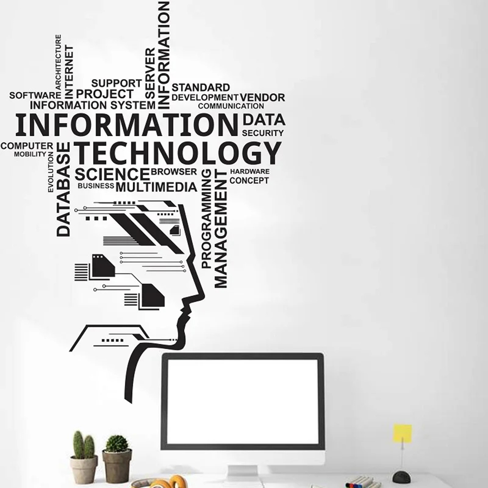 Teknologi Informasi Stiker Din - Information Technology Officer ulasan dan harga
